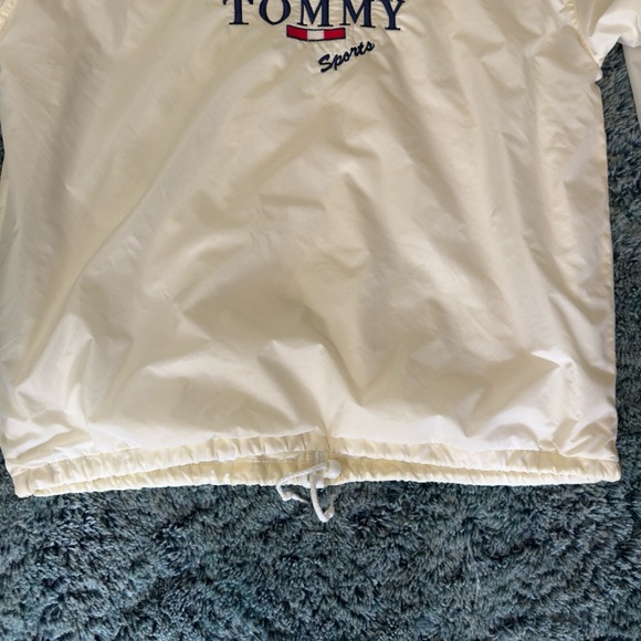 Rare Vintage Tommy Hilfiger Sports Big Puffer Cream Nylon Winter Size 16 Jacket - Picture 3 of 11